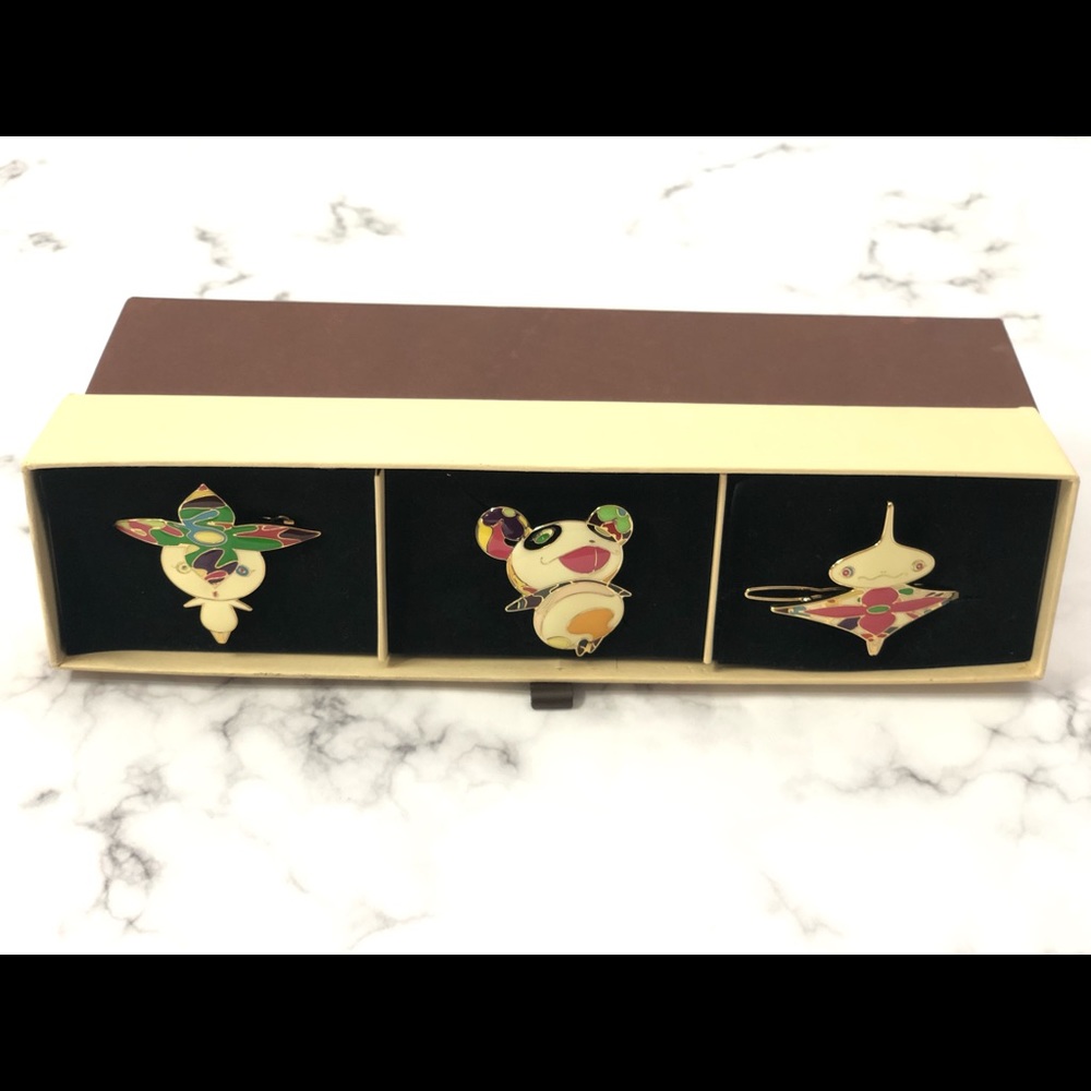 NEW LOUIS VUITTON MURAKAMI  BARRETTE HAIR CLIP PIN